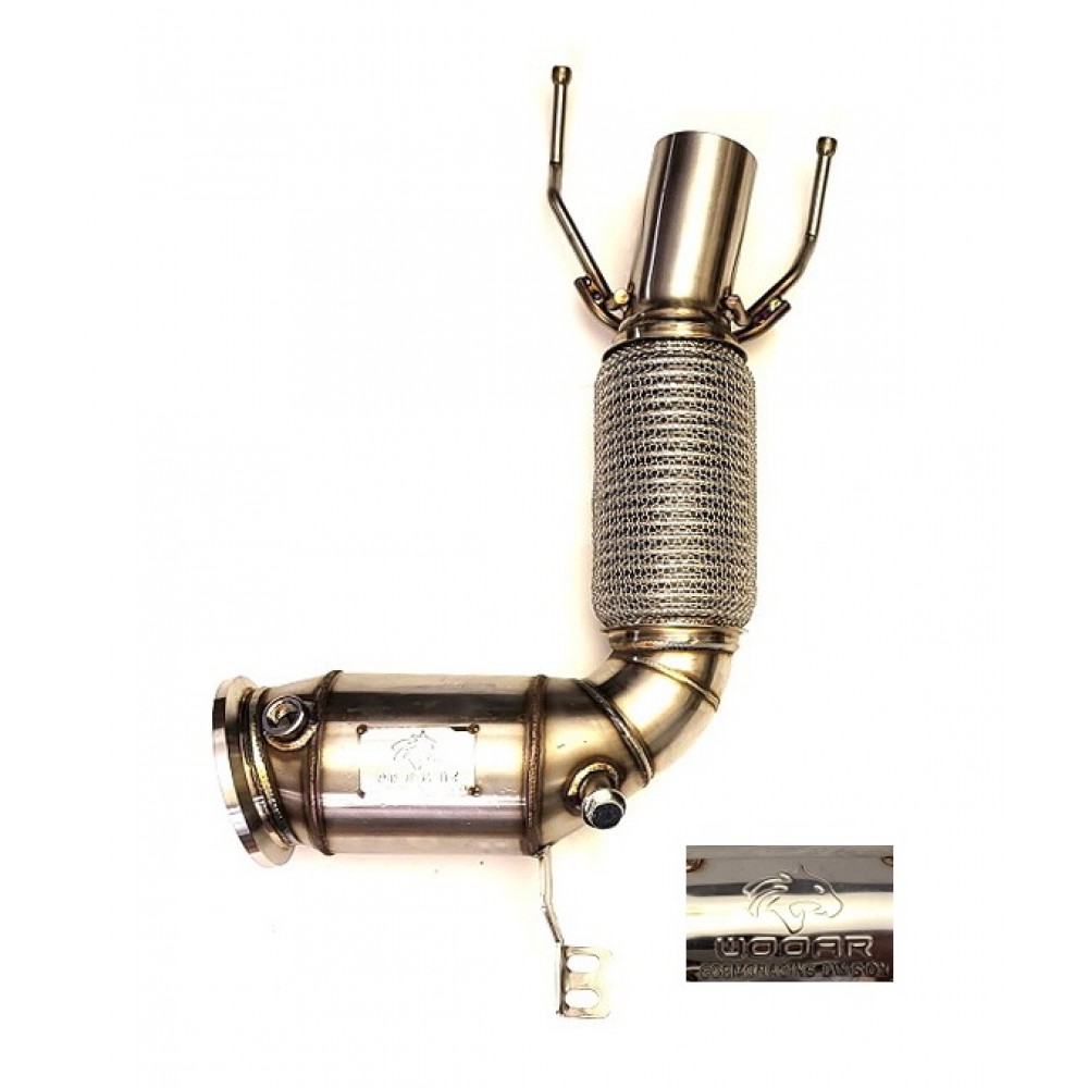 MINI Cooper WOOAR Sport Cat Turbo Downpipe B46 Street Tuning COSMO